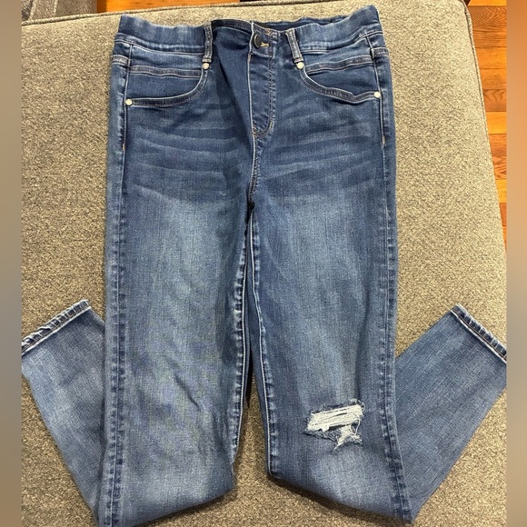 Liverpool Women's Dark Blue The ankle Skinny Distressed Jean Size 8 - Picture 1 of 6